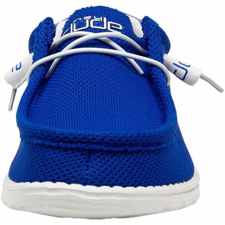 Hey Dude Wally Sox Go Blue Shoes - Walmart.com display picture 2