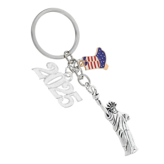 ELAYARD Metal American Keychain With Boot-shaped Design 1Pcs For Memorial Day Travelers
