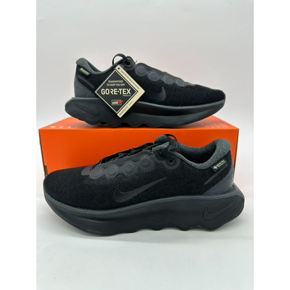 Nike Motiva GTX Women's Size 6 Triple Black Athletic Running Shoes HM0355 001