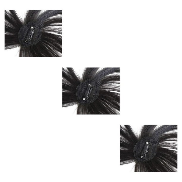 Qarigey Flequillo de aire, postizos finos y sin costuras, fibra de alta temperatura, extensión de cabello, flecos para mujer, para boda, Type1 NO1