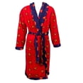thumbnail image 2 of Superman The Man of Steel Men's Reversible Minky Fleece Robe (Small), 2 of 4