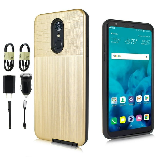 Value Pack Cables Chargers For 6 2 Lg Q Stylo 4 Q710 Stylus 4 18 Phone Case Brushed Hard Back Slip Dent Guard Hybrid Slim Shock Bumper Cover Gold Walmart Com Walmart Com