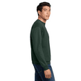 thumbnail image 4 of Hanes Mens Ultimate Cotton Crewneck Sweatshirt -WD60 Heavyweight Fleece Sweatshirt, (2XL Deep Forest), 4 of 5