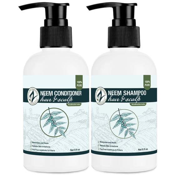 Neem Scalp Conditioner (8oz Shampoo & Conditioner)