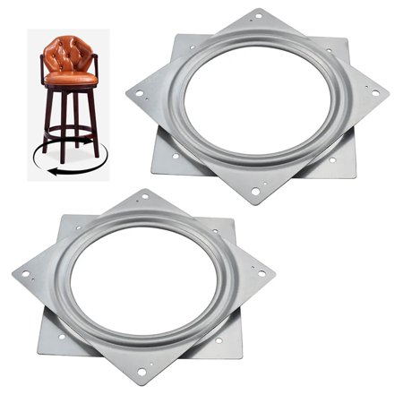 2 Pack 6 Inch Lazy Susan Turntable, 500Lbs Load Capacity Steel Ball Bearing for Table Top, Lazy Susan Hardware Suitable for Chair and Door, Kitchen, Makeup Holder