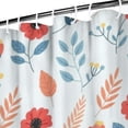 thumbnail image 3 of Pioneer Flower Floral Print Pattern Shower Curtain 72"x84", Bathroom Decorative Shower Curtain Set with 12 Hooks, Waterproof Washable, 3 of 6