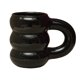 thumbnail image 1 of Taza con forma de neumático Vasos personalizados Taza de agua de porcelana Negro azabache, 1 of 7