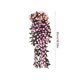 thumbnail image 3 of Glicina Artificial Flores Colgantes Enredaderas de Seda para Arco de Boda Pared Jardín Cerca Decoración Interior Exterior, Rojo, 95cm, 3 of 6