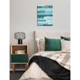 thumbnail image 5 of aburaeart Positive Quotes Wall-Decor - Teal Canvas Wall Art For Office - Inspirational Gift For Teen Boy Ready To Hang Size 12" x 16", 5 of 6