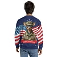 thumbnail image 5 of Happy Father's Day Honoring Veterans Miniature Pinscher in Army Uniform All Over Print 3D Sweatshirt Unisex Merch Mini Pin Dog Lover - 13007, 5 of 6