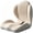 Beige, variant on EverCushion - Ergonomic Back Support Seat Cushion, Memory Foam Orthopedic Cushions with L-Shaped Design, Supports Better Posture Naturally