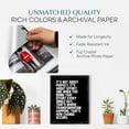 thumbnail image 2 of It's Not About Perfect, It's About Effort - Motivational Wall Art Print - Positive Quotes Wall Decor - Encouragement Gifts - Positive Sayings for Wall Décor - (Unframed, 12 x 18 inches), 2 of 4