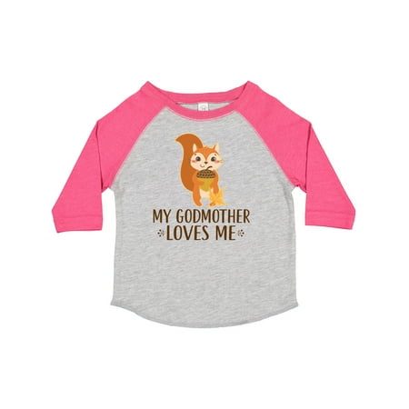 

Inktastic Godmother Loves Me Godson Gift Toddler Boy or Toddler Girl T-Shirt