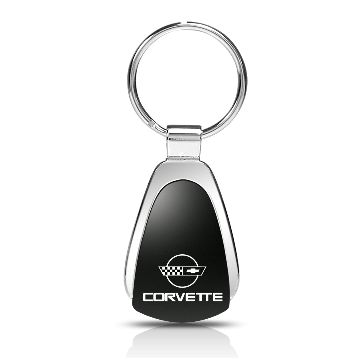 Chevrolet Corvette C4 Black Tear Drop Key Chain