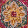 thumbnail image 6 of SAFAVIEH Phoenix Brooklyn Border Area Rug, Fuchsia/Blue, 5'1" x 7'6", 6 of 7