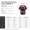 thumbnail image 5 of Balery Cartoon Big-Eyed Dog Camisa Casual de Manga Corta con Botones para Hombre, Texturizada, Estilo Cubano, para Playa, Verano-Small, 5 of 5