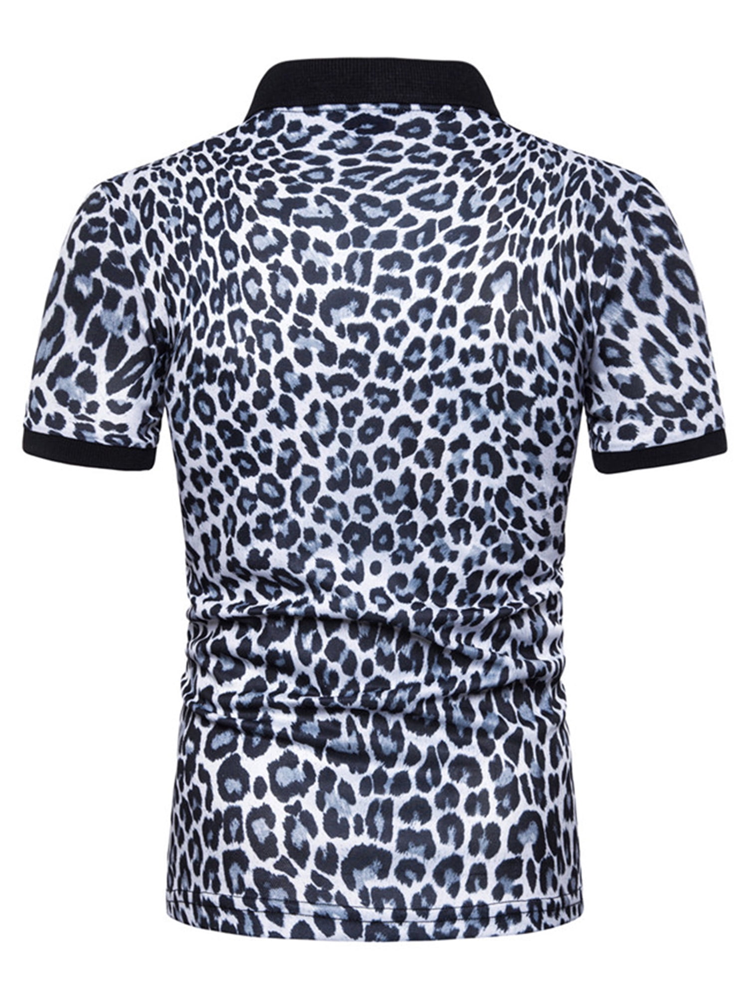 CVLIFE Mens Leopard Golf Shirts Slim Fit Moisture Wicking Polo Shirts -  Walmart.com