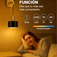 thumbnail image 2 of Lámpara de Pared Recargables Inalámbricas, Apliques de Pared con 12 Colores, Lámpara de Pared que Funciona con pilas, Bombillas LED Regulables y Mando a Distancia para Drmitorio, 2 of 7