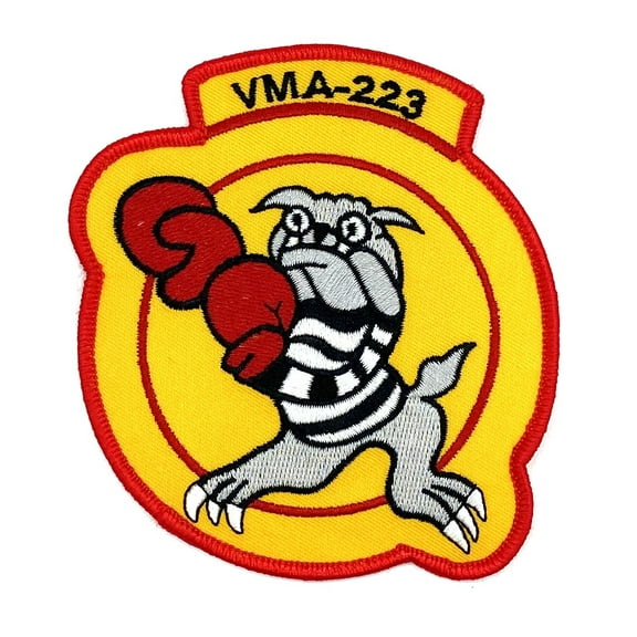 VMA-223 Bulldogs Patch – Plastic Backing