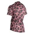 thumbnail image 3 of joogoo Leopard Red Men's Cycling Jerseys Mountain Bike Short Sleeve Tops M, 3 of 7