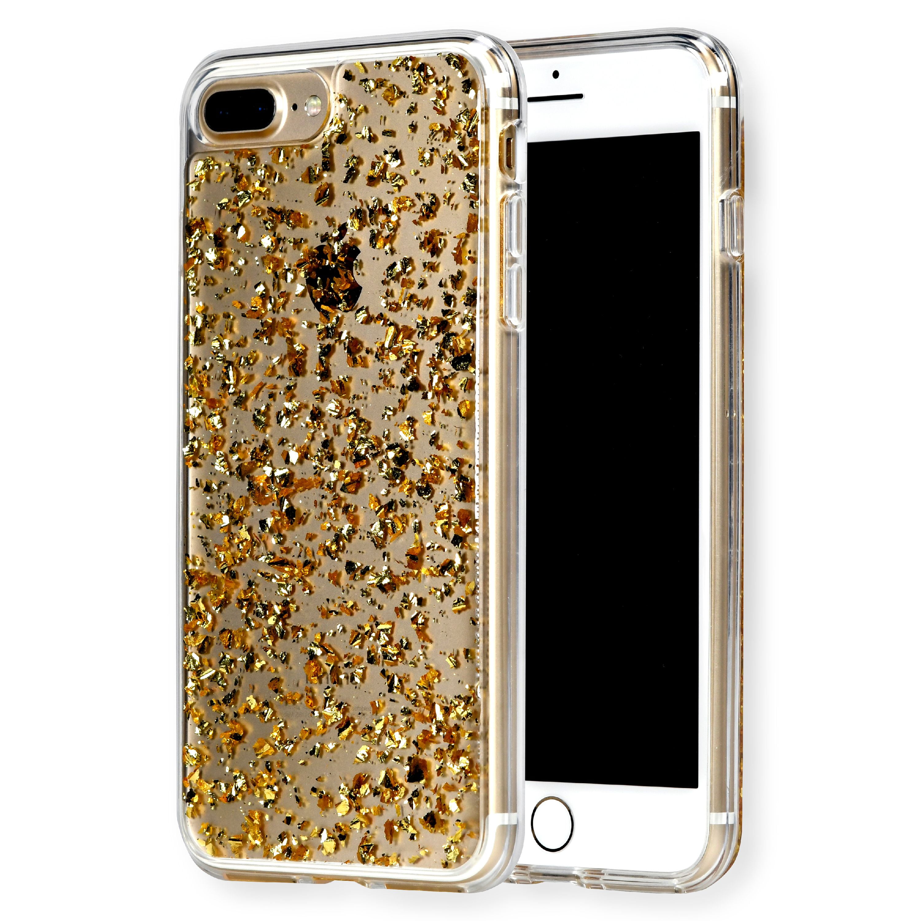 Onn Clear Case With Gold Flecks For Iphone 7 Plus 8 Plus Walmart Com Walmart Com Onn Clear Case With Gold Flecks For Iphone 7 Plus 8 Plus Walmart Com Walmart Com