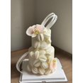 thumbnail image 4 of Fessary 2 Tiers 4" 6" Fake Cake 4 Inch Tall Fake Birthday Cake Rounds Styrofoam Cake Dummies Set for Birthday, Wedding, Baby Shower Display, 4 of 6