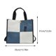 thumbnail image 2 of Bolso cruzado Retro para mujer bolso de gran capacidad con retales vaqueros para citas diarias, 2 of 9