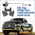 thumbnail image 1 of Exquisite Mudguard For Dodge RAM 1500/2500/3500 2009-2018 4th Gen Mudflaps Mudguards Car Accessories Auto Styline Splash Guard Fender, 1 of 5