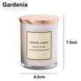 thumbnail image 2 of Vela de cera de soja natural con cubierta de madera perfumada y vidrio blanco, 3,5 oz, 20-22 horas de combustión limpia, estilo 1, 2 of 5