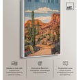 thumbnail image 3 of Art Remedy Colorful Prints Canvas, 10" x 15", White Frame, Cactus Kingdom, 3 of 7
