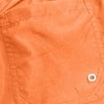 thumbnail image 4 of COSFO Drawstring Shorts for Men Solid Orange Elastic Waist Board Casual Shorts Quick Dry Loose Beach Shorts, 4 of 6