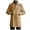Khaki, variant on WXLWZYWL Mens Double Breasted Trench Coat Notched Lapel Long Peacoat Classic Casual Winter Overcoat British Style Heavyweight Mid Long Wool Pea Coat