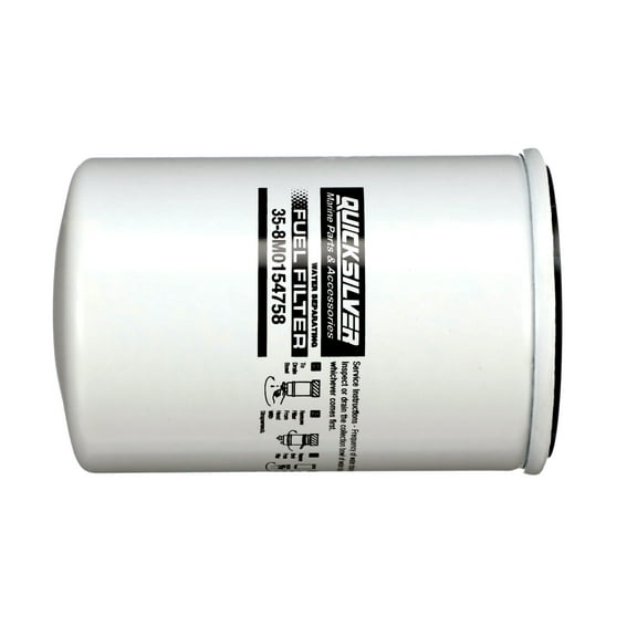 Quicksilver 8M0154758 Water Separating Fuel Filter for Various Marine Engines