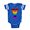 Royal Blue, variant on CafePress - Rainbow Letter Y - Cute Infant Baby Football Bodysuit