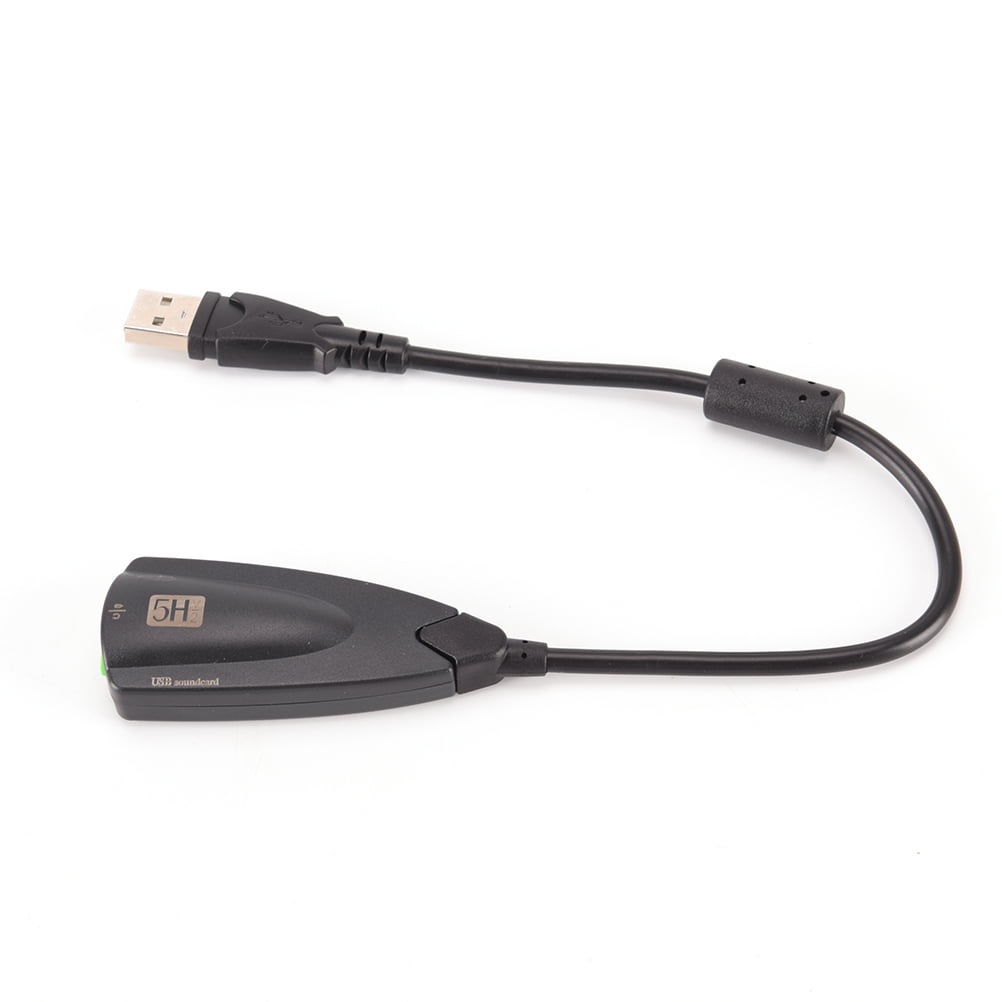 5H External USB Independent SoundCard 5Hv2 Headset Converter7.1Desktop-Laptop IS 
