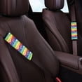thumbnail image 3 of Chririnla Heart Seat Belt Shoulder Pad 2 Pack, Car Seat Belt Cushion Pad Polyester Durable Soft for Auto SUV Sedan, 3 of 8