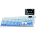 thumbnail image 1 of Restored AULA F108 PRO - Wireless Mechanical Keyboard with Screen&Knob,Hot Swappable Gaming Keyboard with 8000mAh Battery,Pre-lubed Switches,RGB Backlit,PBT Keycaps Creamy Sounding Computer Keyboards (Refurbished), 1 of 9
