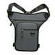 thumbnail image 4 of Riñonera de pierna abatible, organizador portátil, bolsa de hombro, riñonera para motocicleta, bolsa de cadera para ciclismo, informal gris, 4 of 8