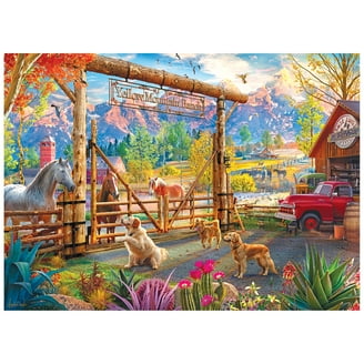 RoseArt Colorluxe 2000-Piece Family Quilt Adult Interlocking