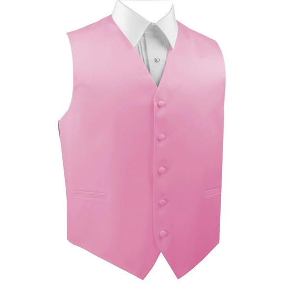 "BEST TUXEDO" Men's Formal, Wedding, Prom, Homecoming, Tuxedo Vest, in Pink