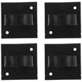 thumbnail image 1 of OUNONA 4Pcs Microphone Holder For Karaoke Machine Black Hard Plastic For Studio Use Professional Users, 1 of 6