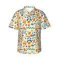 thumbnail image 1 of Fotbe Peanuts 8 Camisa Hawaiana para Hombre Unisex – Camisa Casual de Verano con Botones de Manga Corta de Algodón y Lino,X-Large, 1 of 7