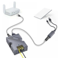 thumbnail image 2 of Happy Shop Compatible avec Starlink Mini Splitter PoE Injector-150w GigE Passive ABS Surge & ESD Protection Vith High-Speed Netvork, 2 of 5