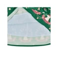 thumbnail image 6 of Girls Dress Christmas Reindeer Gingerbread Man Petal Collar Green 6 Years, 6 of 6