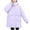 Purple, variant on Bixock Women Outerwear Fall and Winter Fashion Solid Color Long Sleeve Heavy Weight Fleece Lined Casual Quilted Hooded Jacket