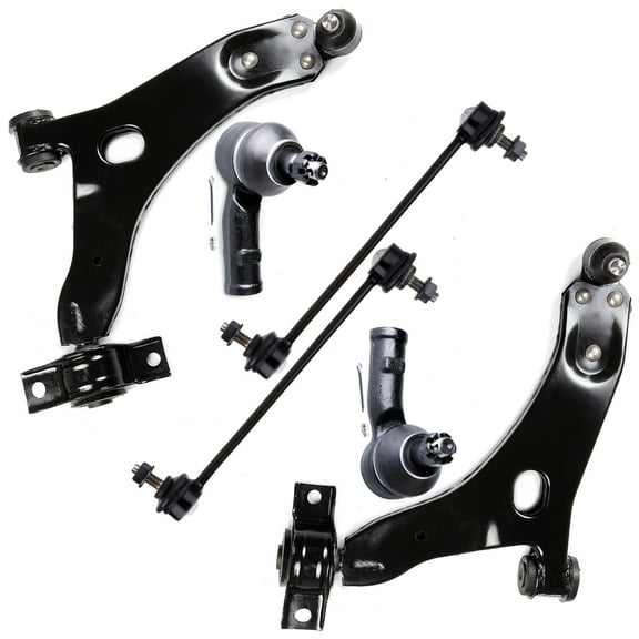ECCPP Control Arm Kit 2000 2001 2002 2004 For Ford Focus - Lower Control Arms Outer Tie Rod Ends- Passenger Front Sway Bar End Links
