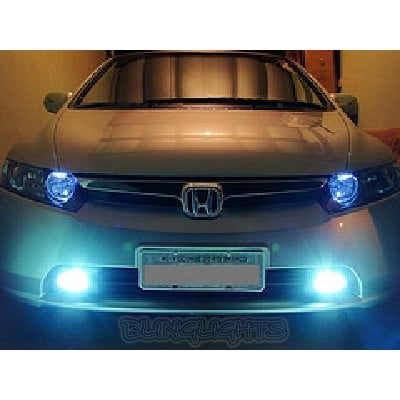 2006 2007 2008 Honda Civic Sedan Fog Lamps Lights Kit Dx Lx Ex Ex L Xenon Foglamp Drivinglight Kit Walmart Com Walmart Com
