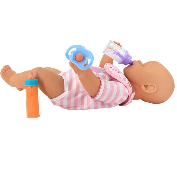 Juguete De Madera Para Alimentar Con Biberón – Set De Simulación Con Chupete Y Vajilla – Roll Play Infantil