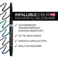 thumbnail image 4 of L'Oreal Paris Infallible Grip Mechanical Gel Makeup Eyeliner, Emerald Green, 4 of 5