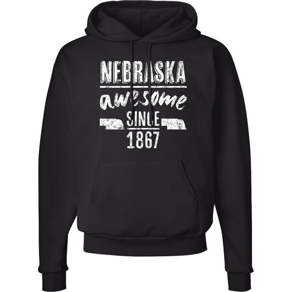 Inktastic Nebraska Awesome Since 1867 Adult Hoodie Sweatshirt